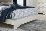 Blendon Rustic Brown Queen Upholstered Panel Bed