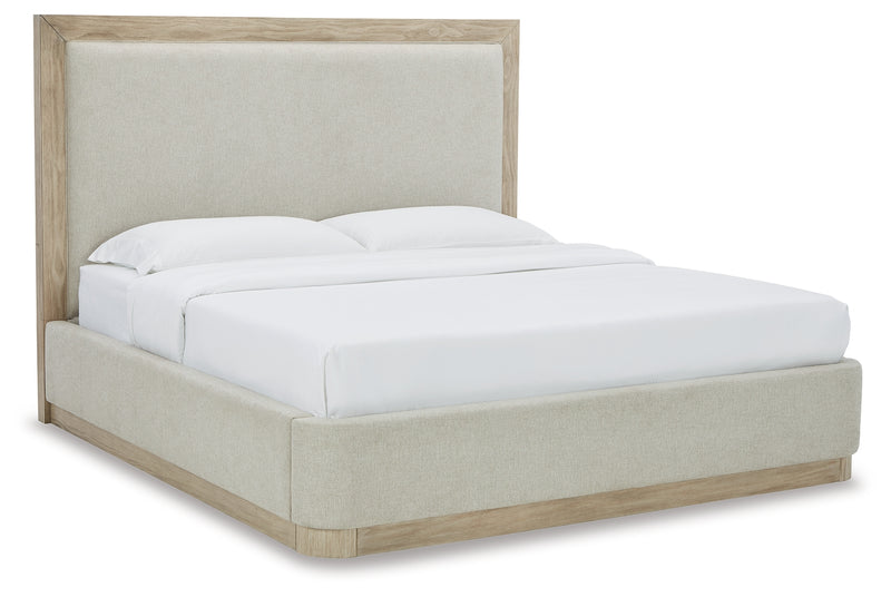 Hennington Bisque King Upholstered Bed