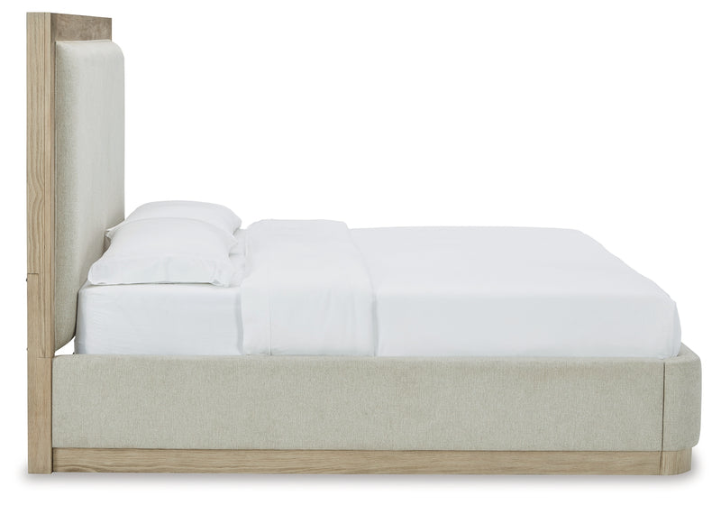 Hennington Bisque King Upholstered Bed