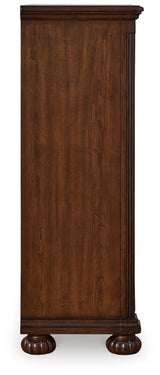 Lavinton Brown Wood Chest of Drawers