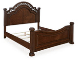 Lavinton Brown Poster Bedroom Set angled view