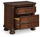 Lavinton Brown Traditional Nightstand