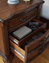Lavinton Brown Traditional Nightstand