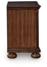 Lavinton Brown Poster Bedroom Set view 11