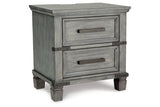Russelyn Gray Storage Platform Bedroom Set