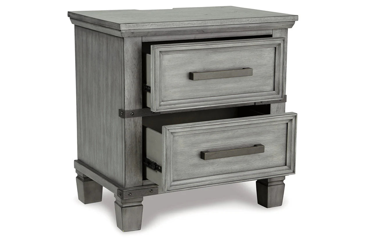 Russelyn Gray Storage Platform Bedroom Set