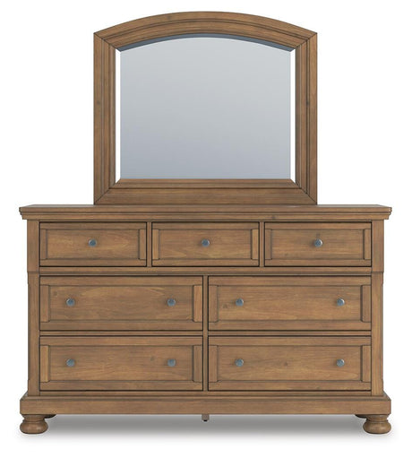 Feddinger Medium Brown Panel Bedroom Set view 12