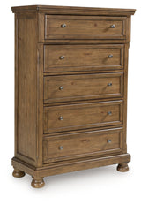 Feddinger Medium Brown Chest of Drawers