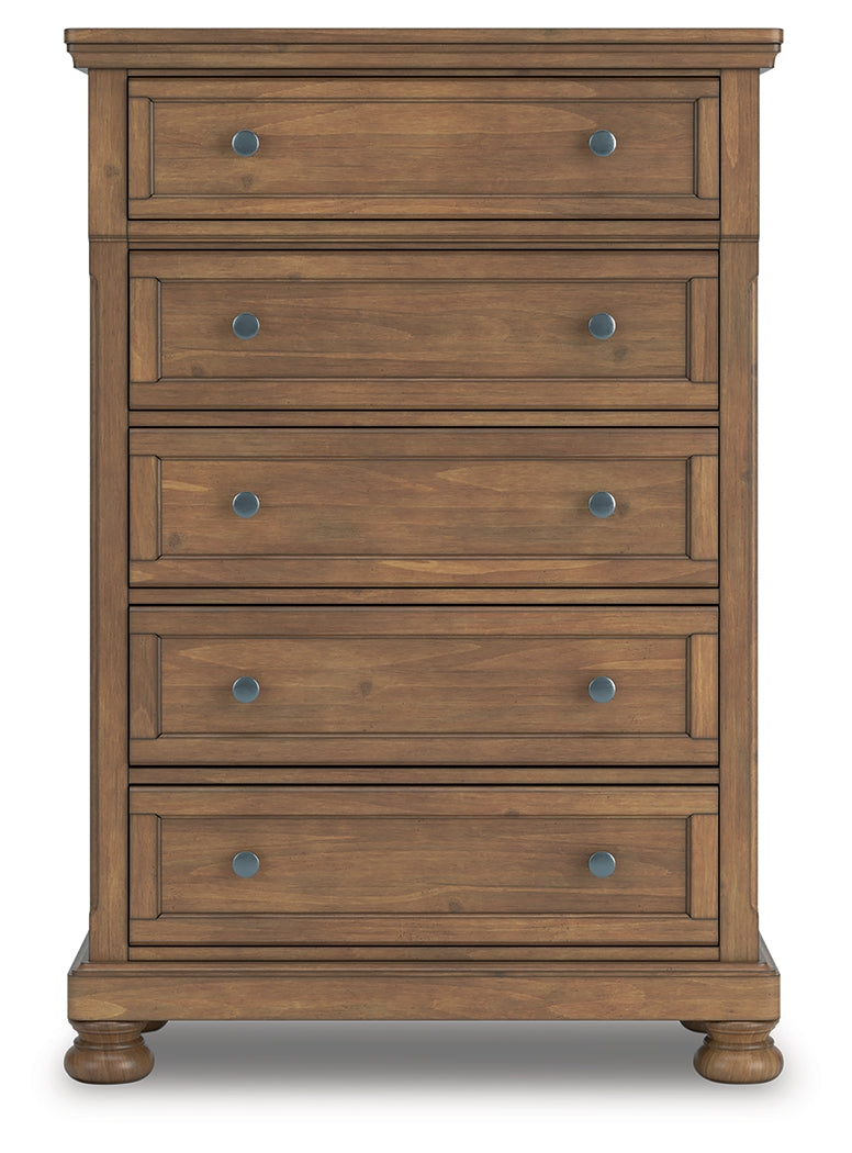 Feddinger Medium Brown Chest of Drawers