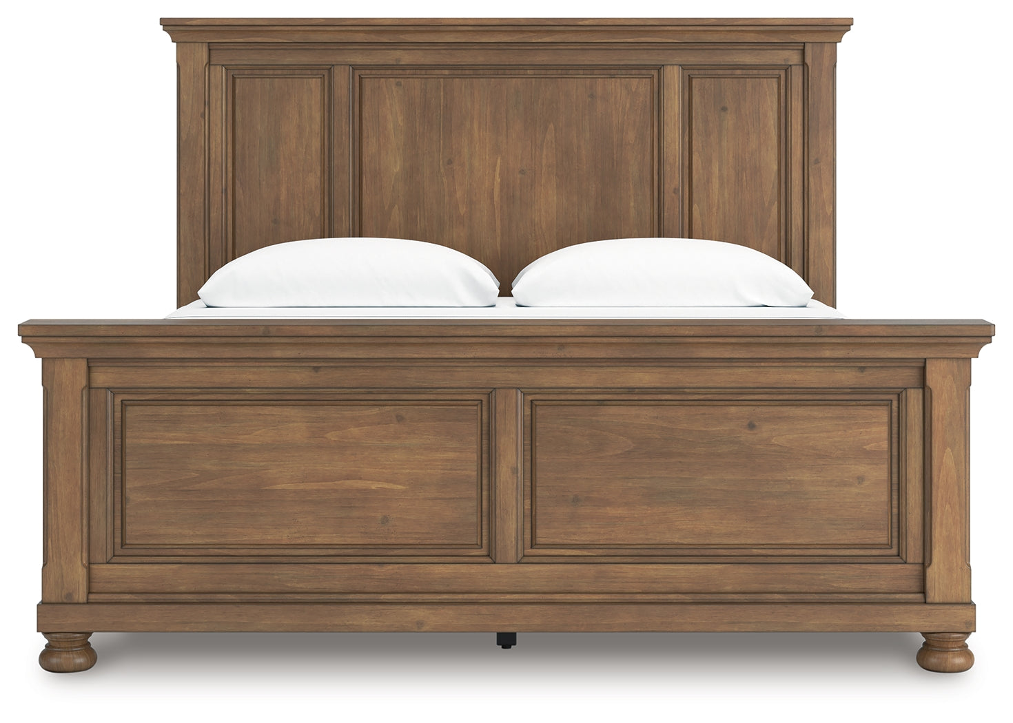 Feddinger Medium Brown King Panel Bed
