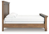 Feddinger Medium Brown King Panel Bed