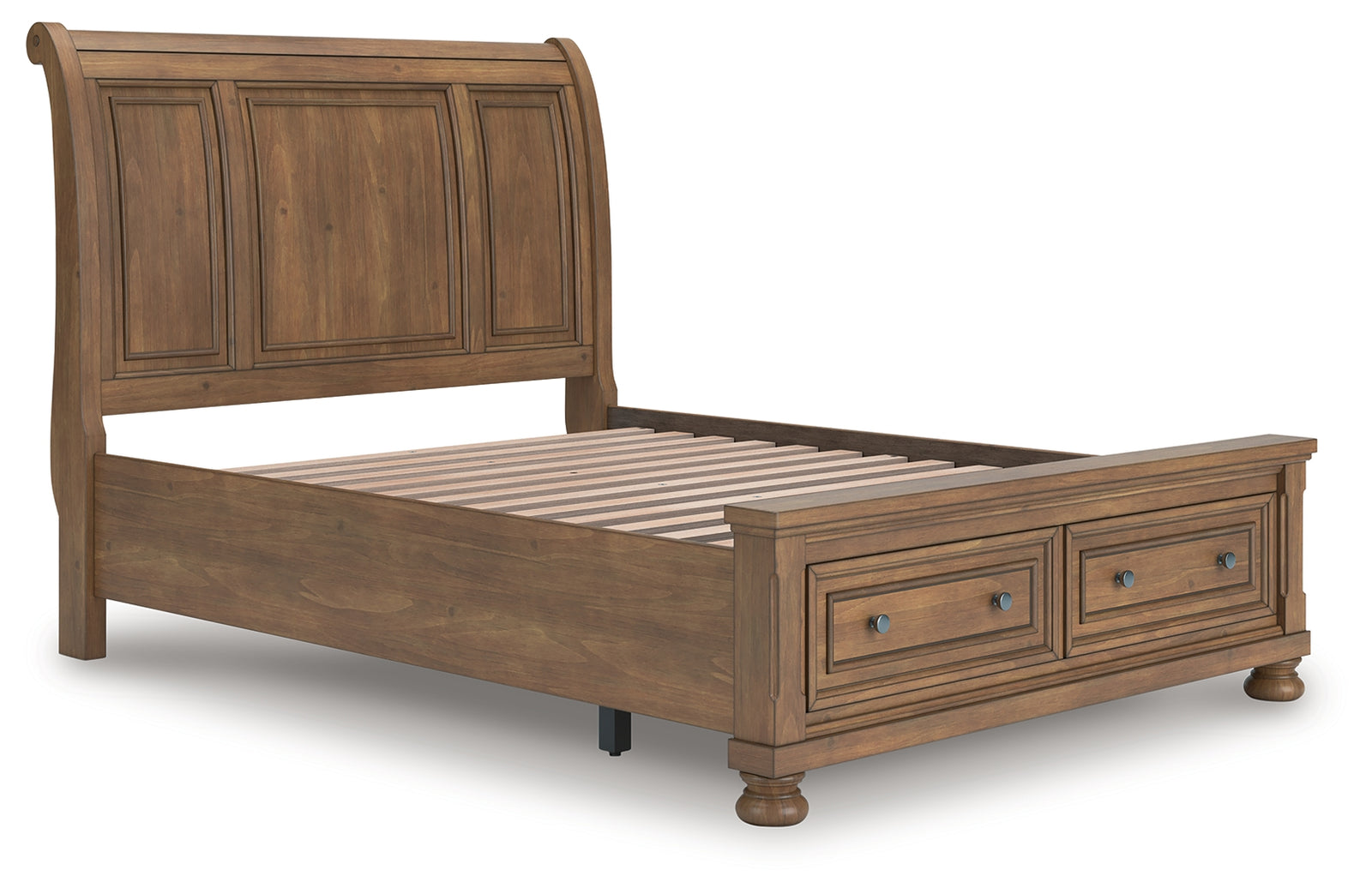 Feddinger Medium Brown Queen Storage Sleigh Bed