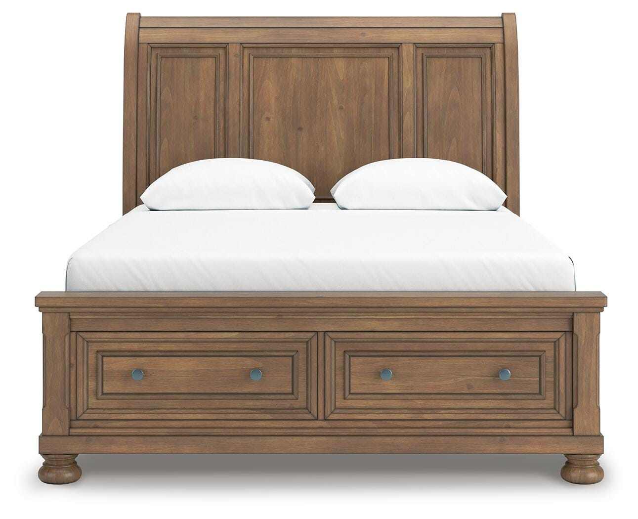 Feddinger Medium Brown Storage Sleigh Bedroom Set view 3