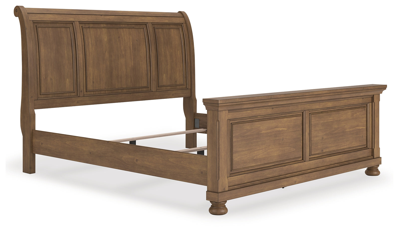 Feddinger Medium Brown King Sleigh Bed