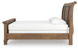 Feddinger Medium Brown King Sleigh Bed