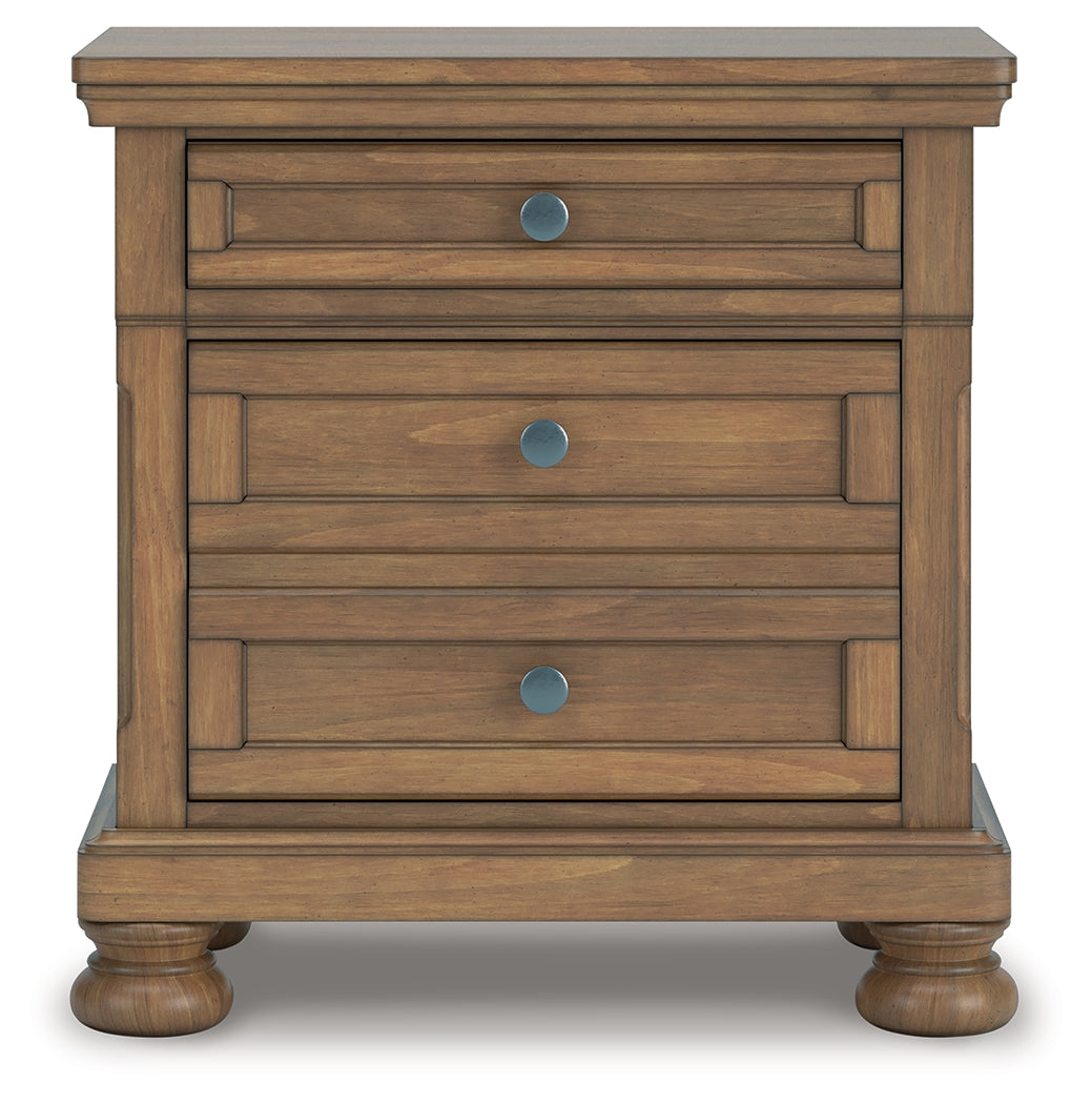 Feddinger Medium Brown Nightstand