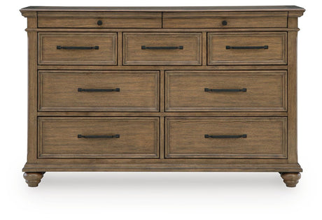 Karallin Medium Brown Dresser view 4