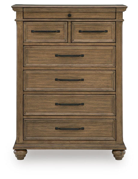 Karallin Medium Brown Chest of Drawers view 4