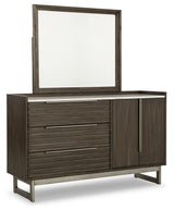 Arkenton Grayish Brown Dresser and Mirror