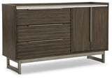 Arkenton Grayish Brown/white Dresser - Ella Furniture