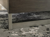 Arkenton Grayish Brown King Panel Bed