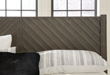 Arkenton Grayish Brown King Panel Bed