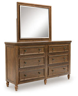 Sturlayne Brown Upholstered Panel Bedroom Set angled view