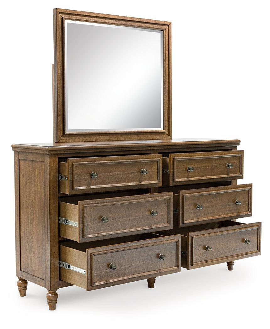 Sturlayne Brown Dresser and Mirror