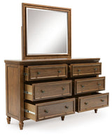 Sturlayne Brown Upholstered Panel Bedroom Set angled view