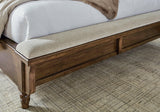 Sturlayne Brown Queen Upholstered Panel Bed