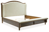 Sturlayne Brown Queen Upholstered Panel Bed