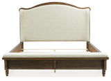 Sturlayne Brown Queen Upholstered Panel Bed