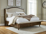 Sturlayne Brown Queen Upholstered Panel Bed