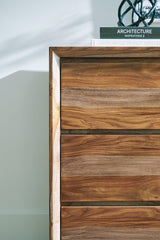 Dressonni Brown Dresser and Mirror
