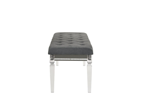 Giovani Gray Modern Contemporary Fabric Upholstered Tufted Panel Bedroom Set - Ella Furniture