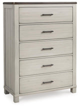 Darborn Gray/brown Chest Of Drawers - Ella Furniture