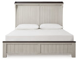 Darborn Gray/brown King Panel Bed