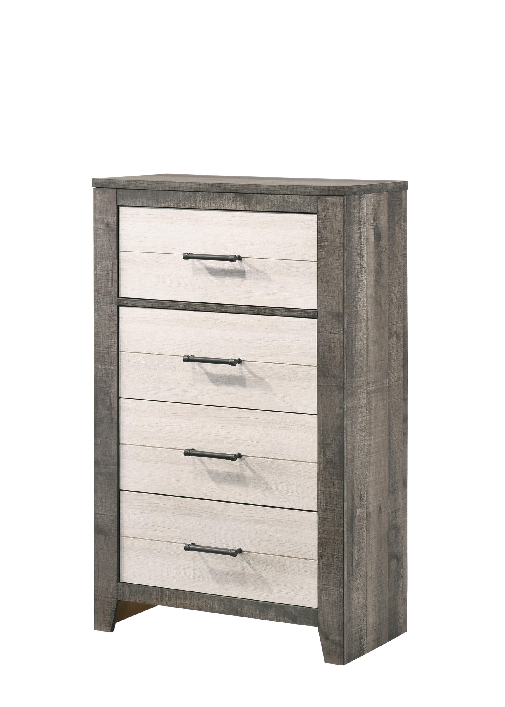 Rhett Dresser Brown/Cream, Modern Wood, 6 Spacious Drawers - Ella Furniture