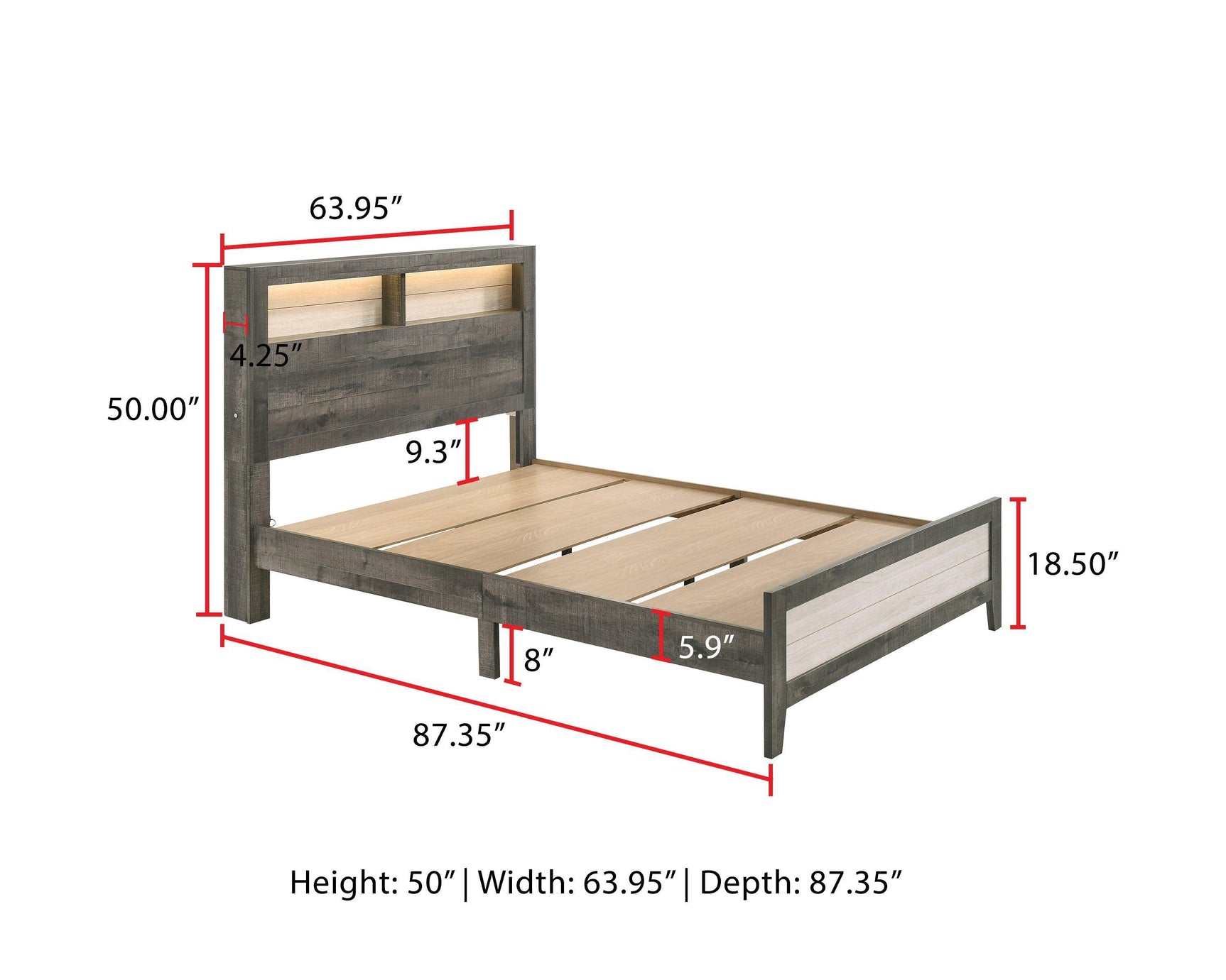 Rhett Dresser Brown/Cream, Modern Wood, 6 Spacious Drawers - Ella Furniture
