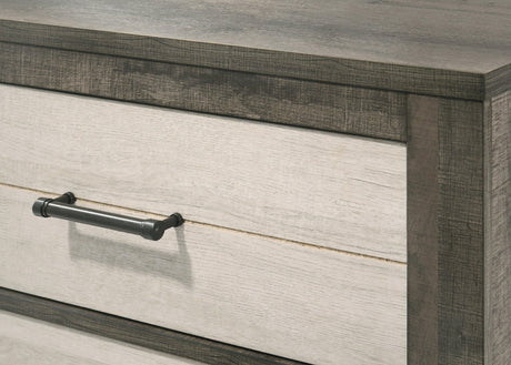 Rhett Dresser Brown/Cream, Modern Wood, 6 Spacious Drawers - Ella Furniture
