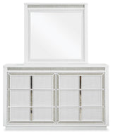 Chalanna White Upholstered Storage Bedroom Set view 9