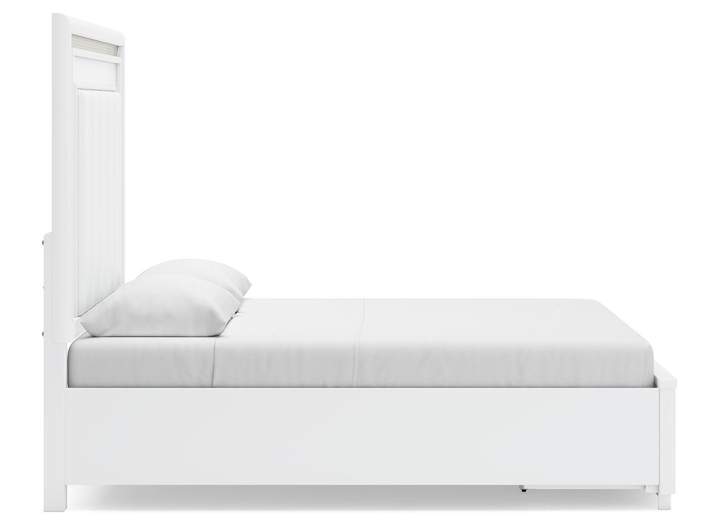 Chalanna White Upholstered Storage Bedroom Set view 17