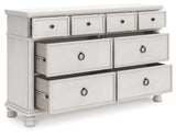 Rowlenstown Antique White Dresser