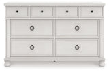 Rowlenstown Antique White Dresser