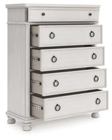 Rowlenstown Antique White Chest of Drawers