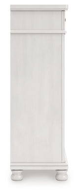 Rowlenstown Antique White Chest of Drawers