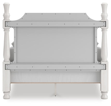 Rowlenstown Antique White Poster Bedroom Set view 6