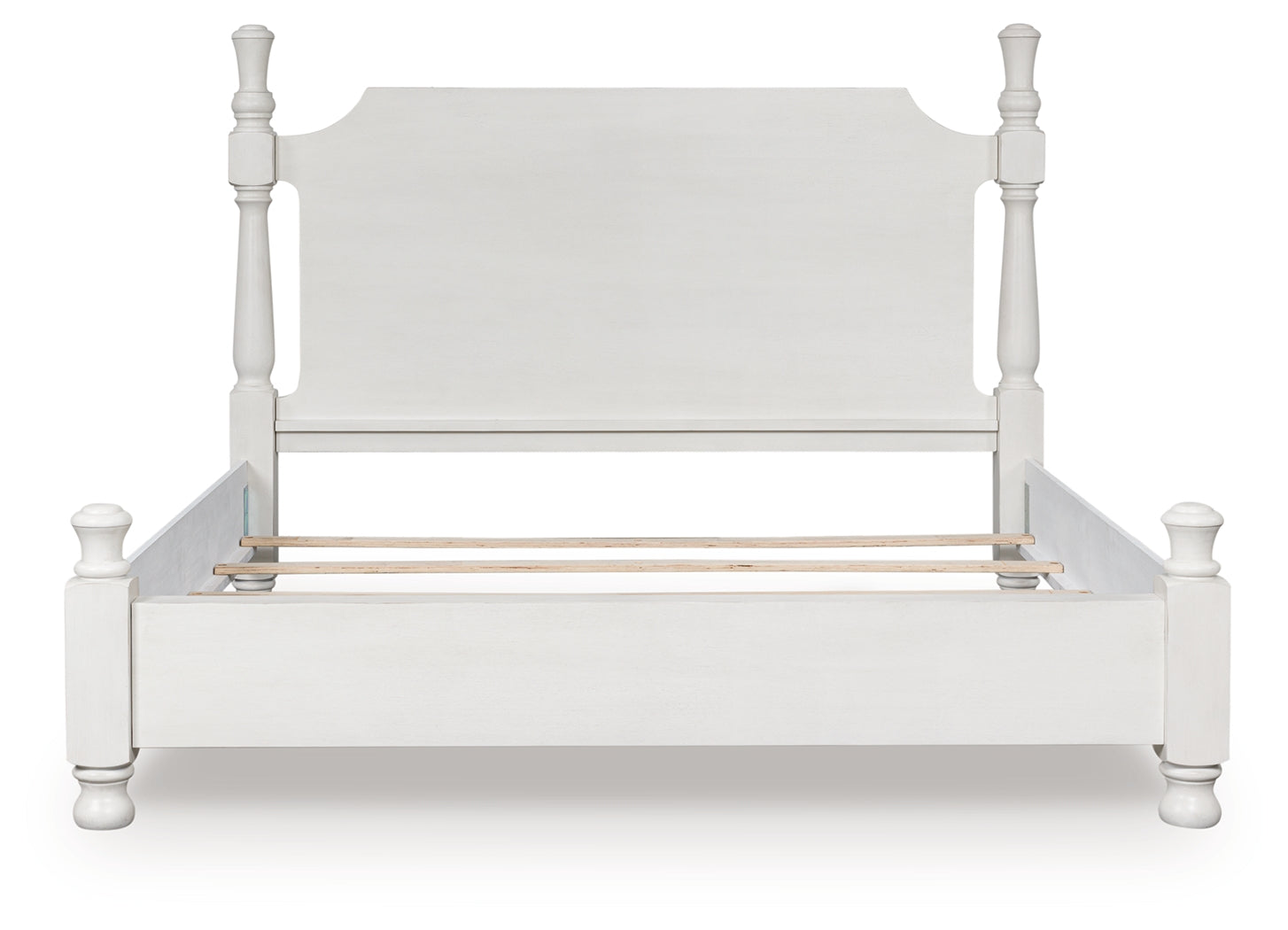 Rowlenstown Antique White King Poster Bed