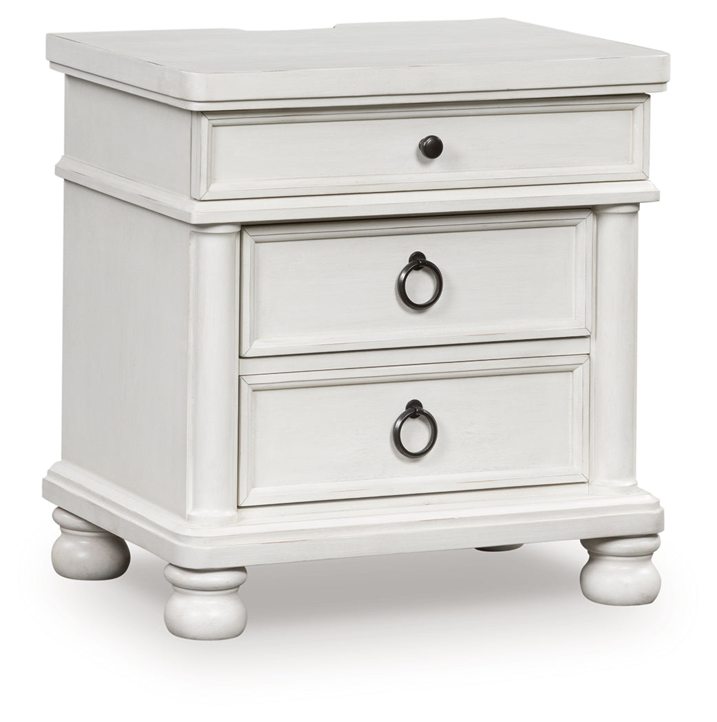 Rowlenstown Antique White Nightstand