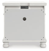 Rowlenstown Antique White Nightstand
